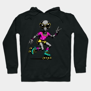 Alien having fun Hoodie